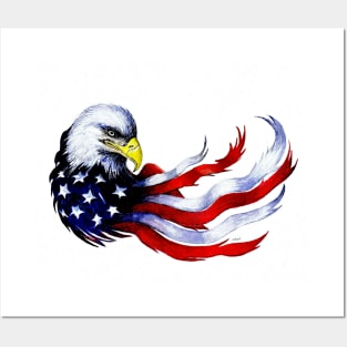 Patriotic Eagle Posters and Art